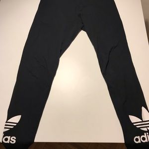 adidas logo leggings
